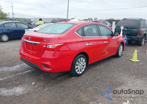 2017 Nissan Sentra Sv z USA, uszkodzony, nr VIN 3N1AB7AP2HL692797